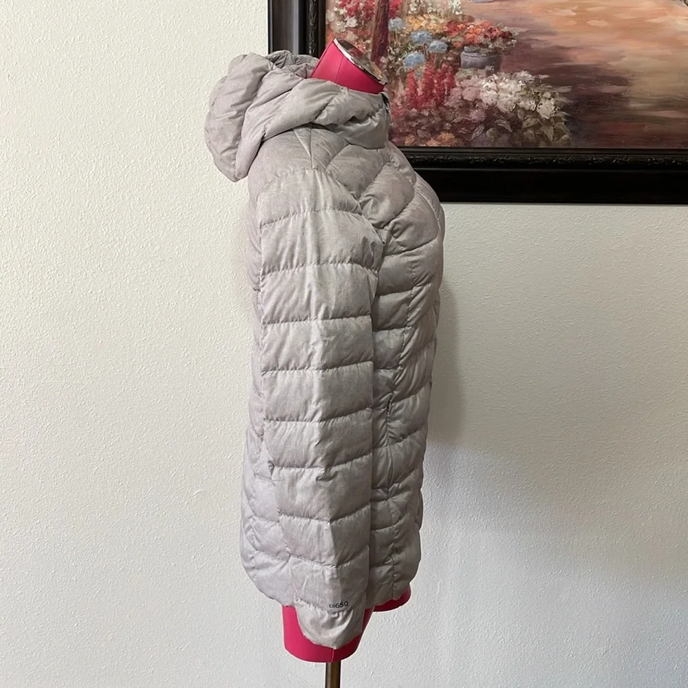 Eddie Bauer EB 650 Down Hooded Packable Quilted Puffer Jacket Coat Size XS